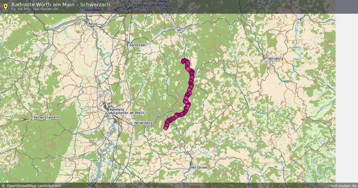Radtour Wörth Am Main – Schwarzach