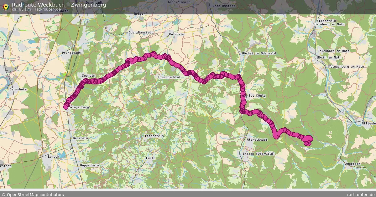 Radtour Weckbach – Zwingenberg