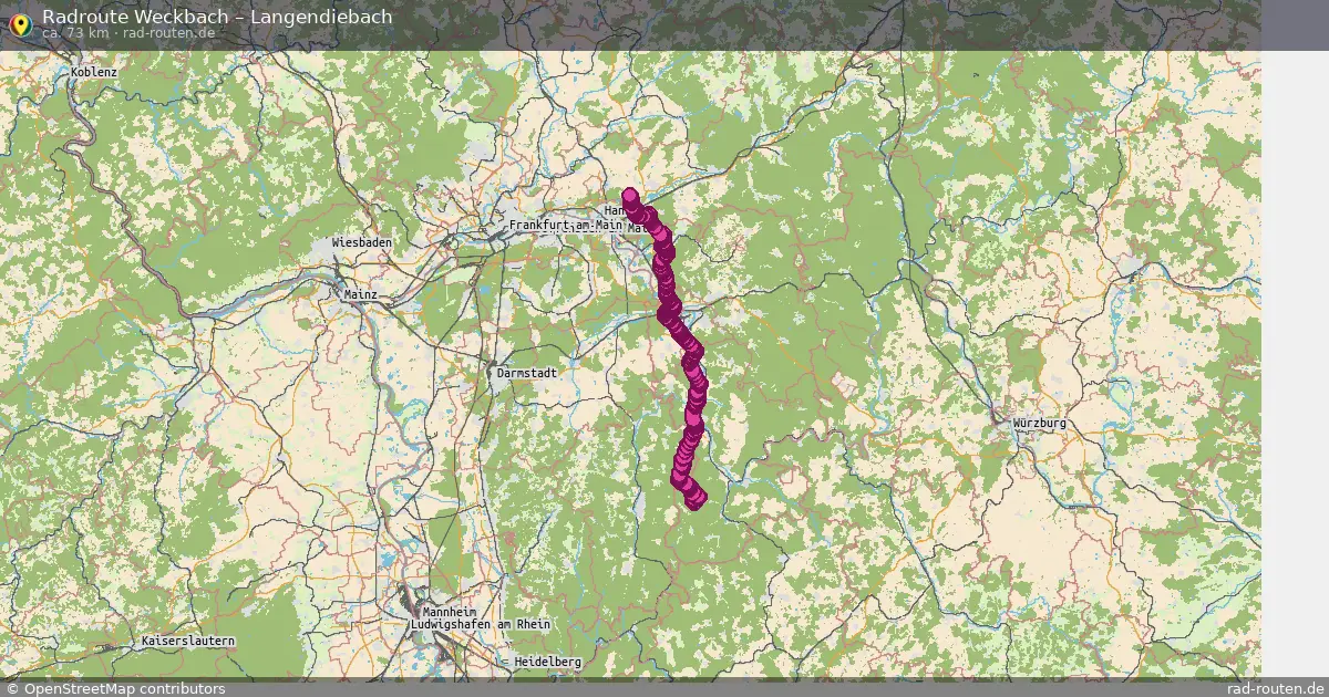 Radtour Weckbach – Langendiebach
