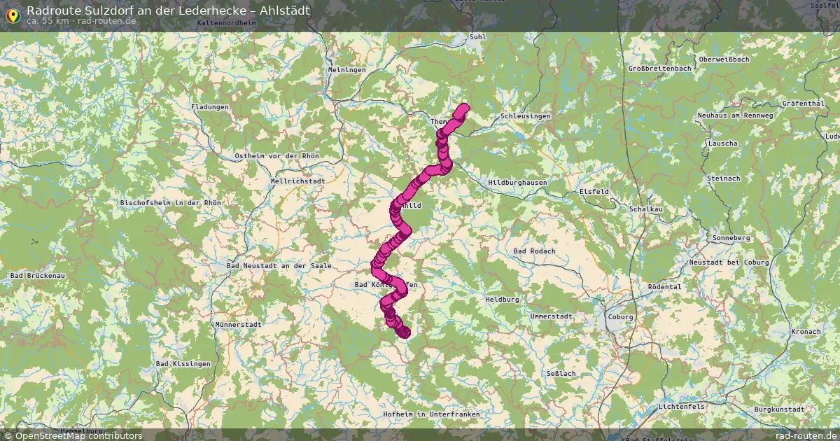 Radtour Sulzdorf An Der Lederhecke – Ahlstädt