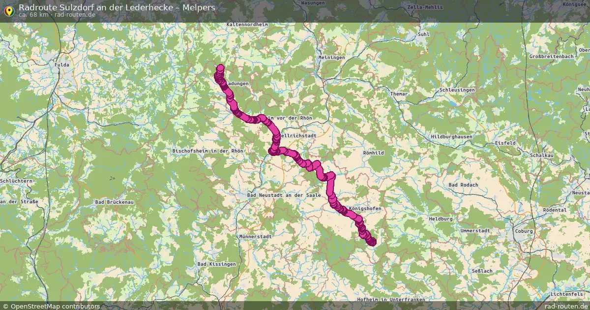 Radtour Sulzdorf An Der Lederhecke – Melpers