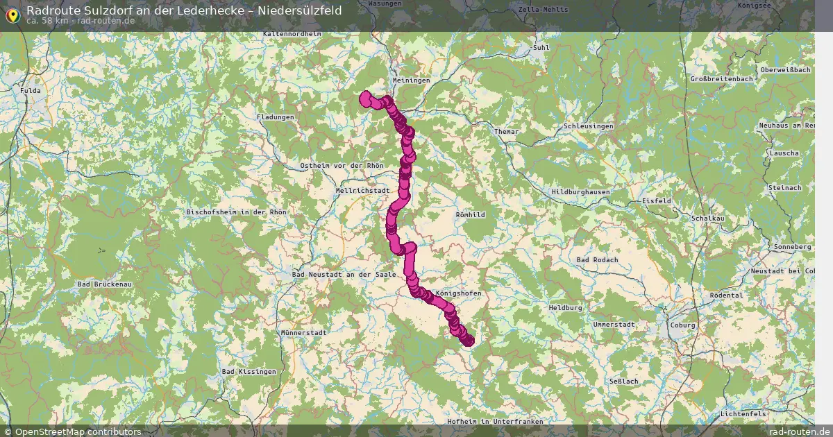 Radtour Sulzdorf An Der Lederhecke – Niedersülzfeld