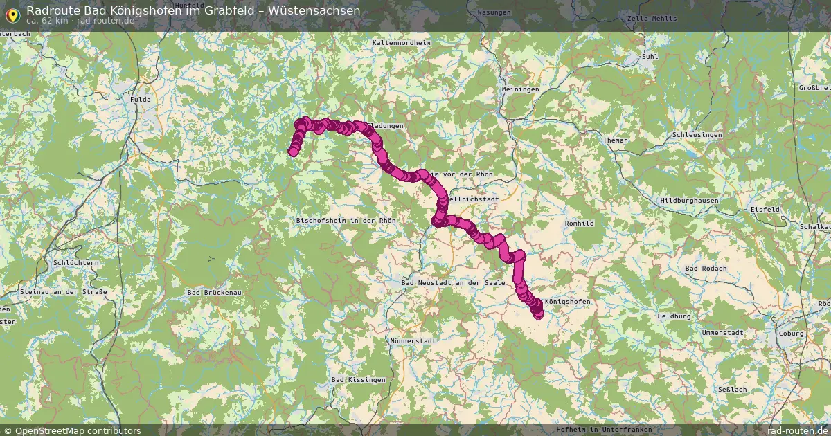 Radtour Bad Königshofen Im Grabfeld – Wüstensachsen