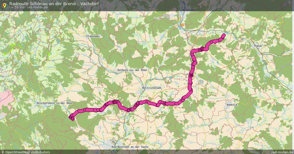 Radtour Schönau An Der Brend – Vachdorf