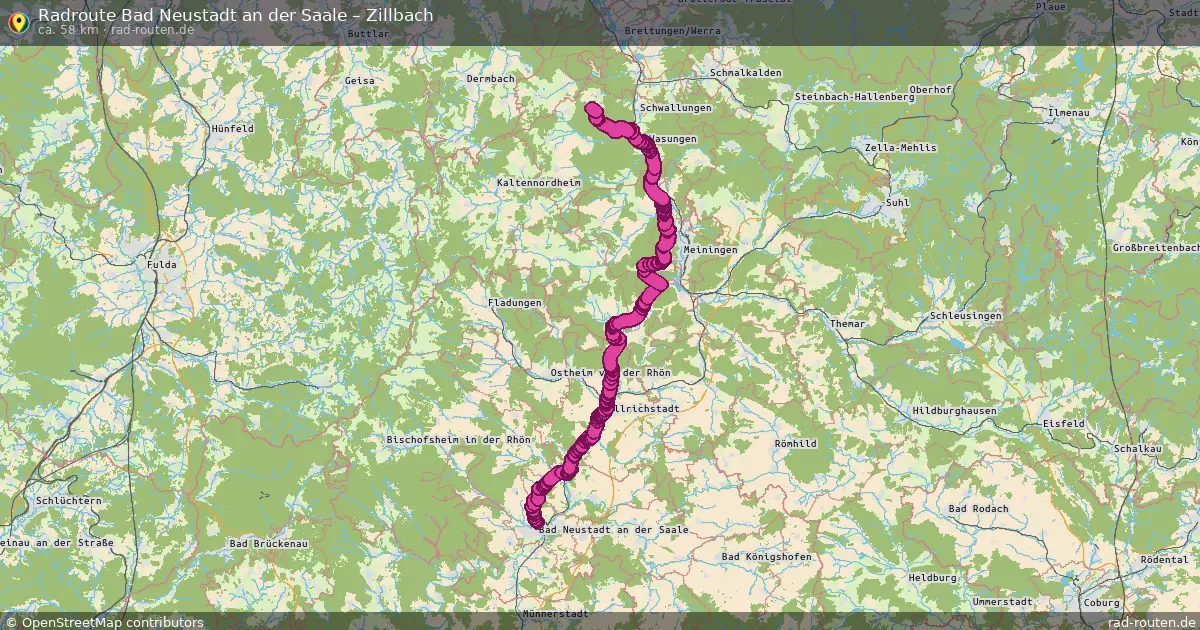 Radtour Bad Neustadt An Der Saale – Zillbach