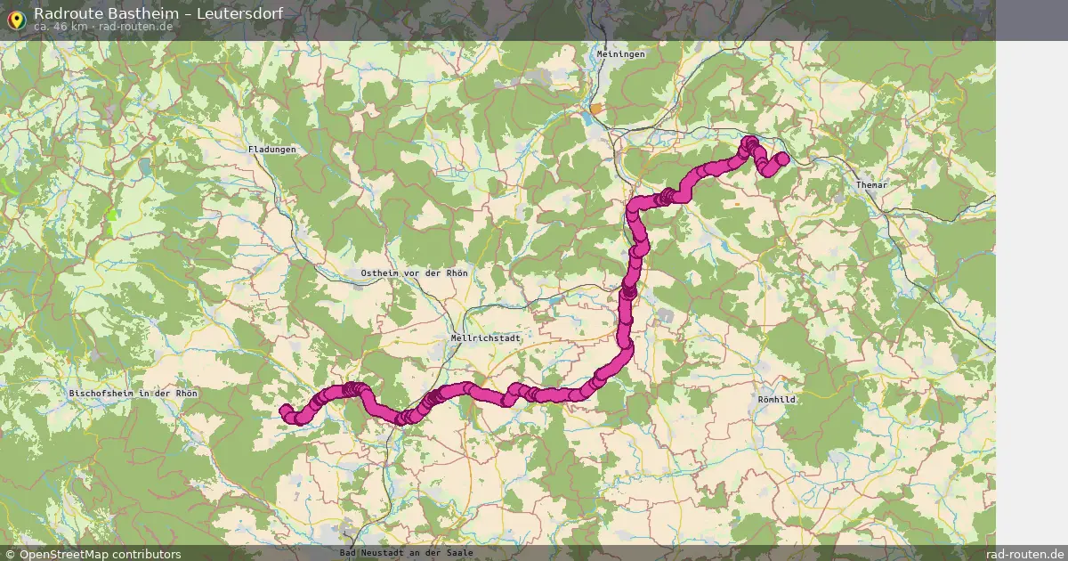 Radtour Bastheim – Leutersdorf