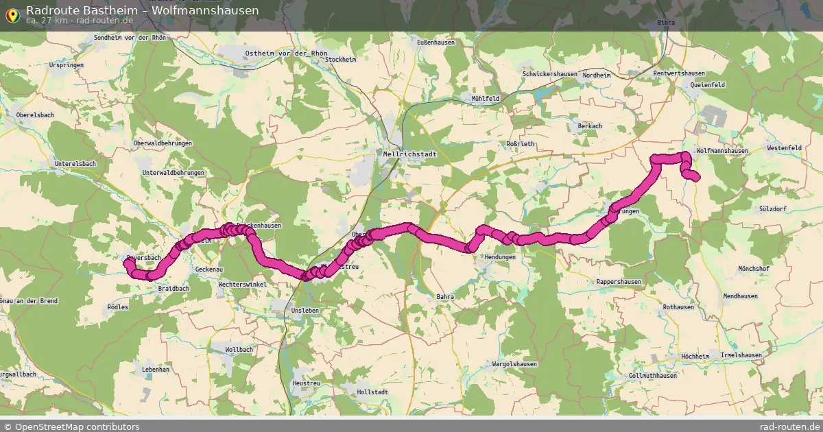 Radtour Bastheim – Wolfmannshausen
