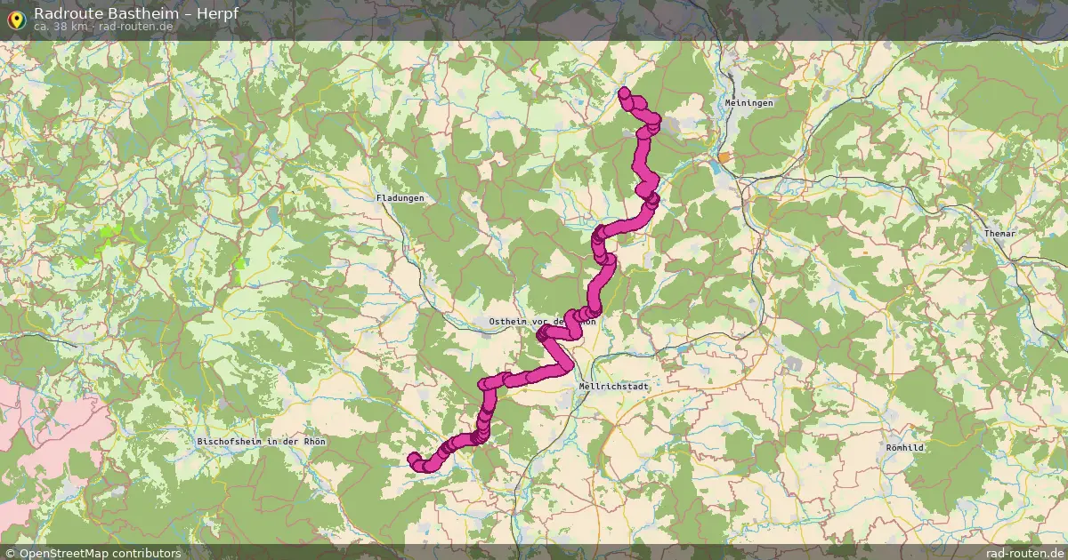 Radtour Bastheim – Herpf