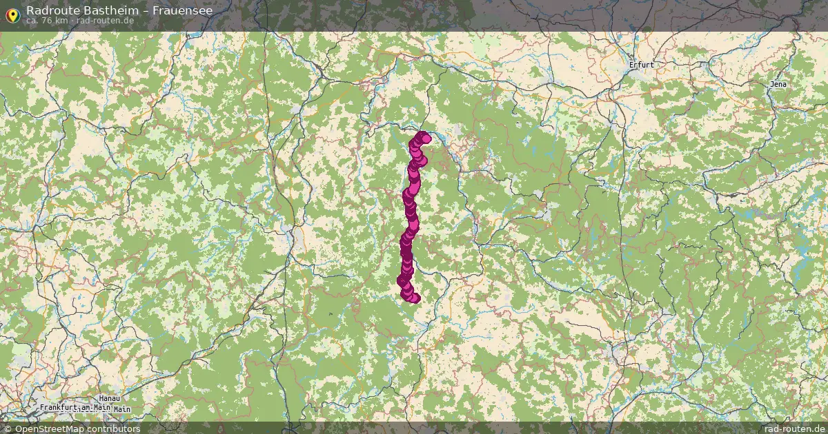 Radtour Bastheim – Frauensee