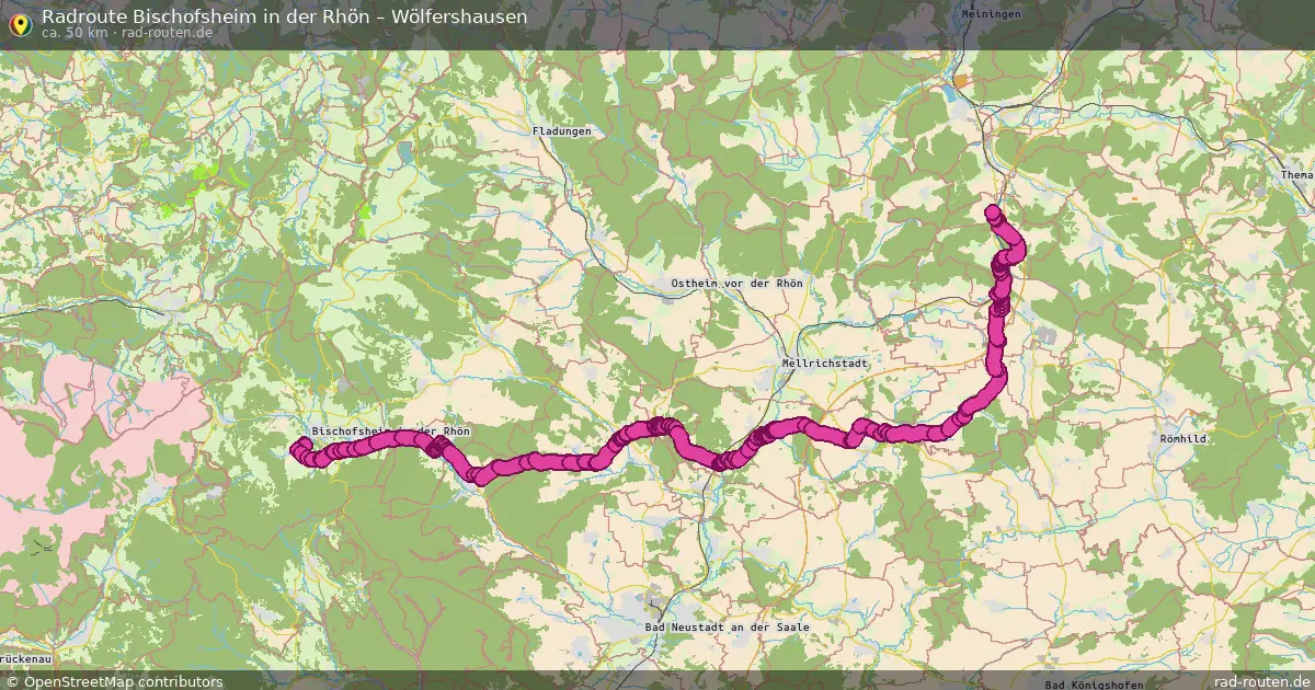Radtour Bischofsheim In Der Rhön – Wölfershausen