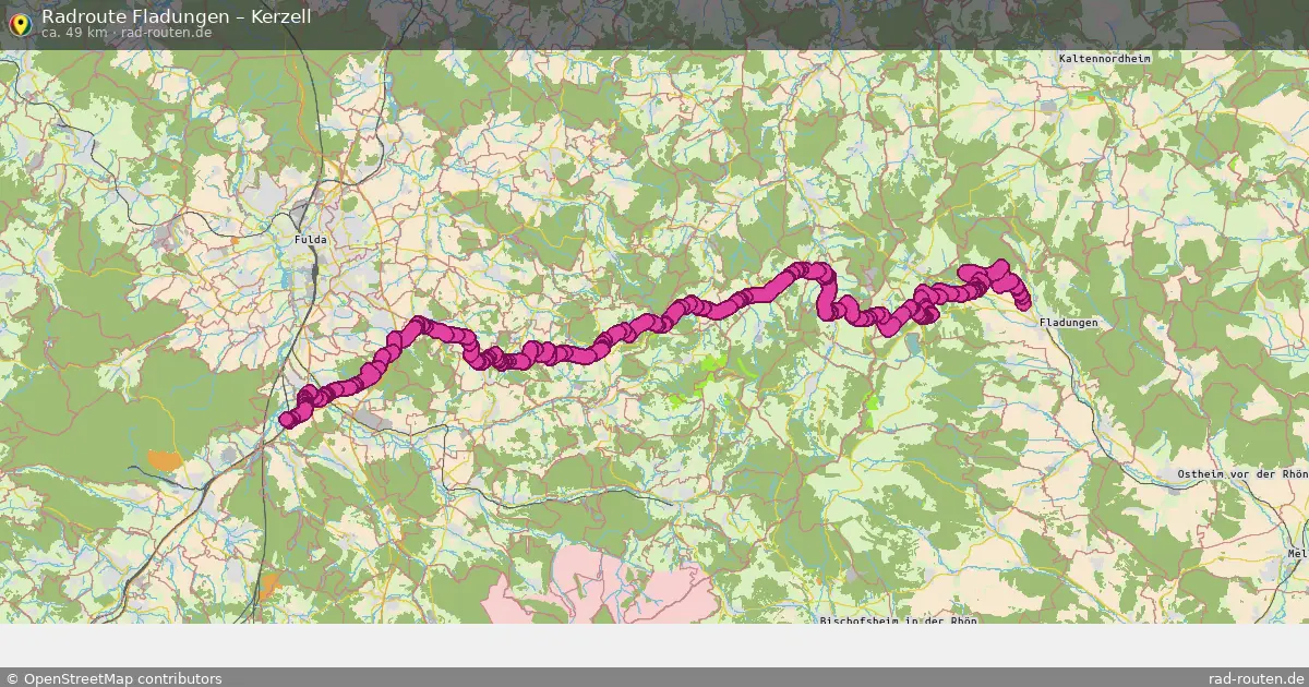 Radtour Fladungen – Kerzell