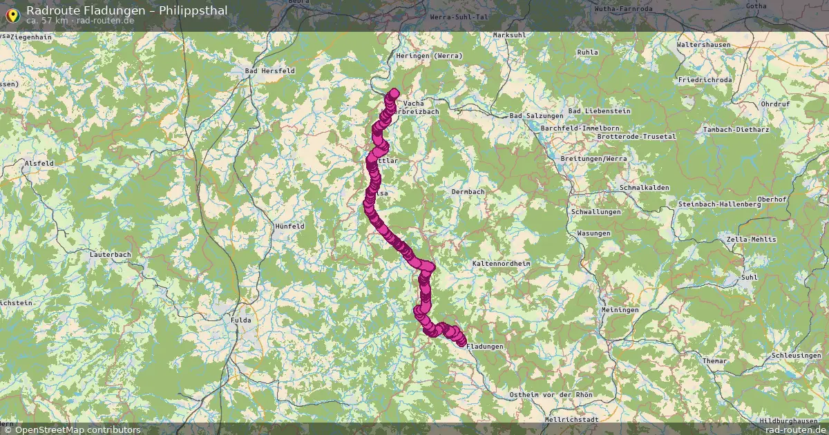 Radtour Fladungen – Philippsthal