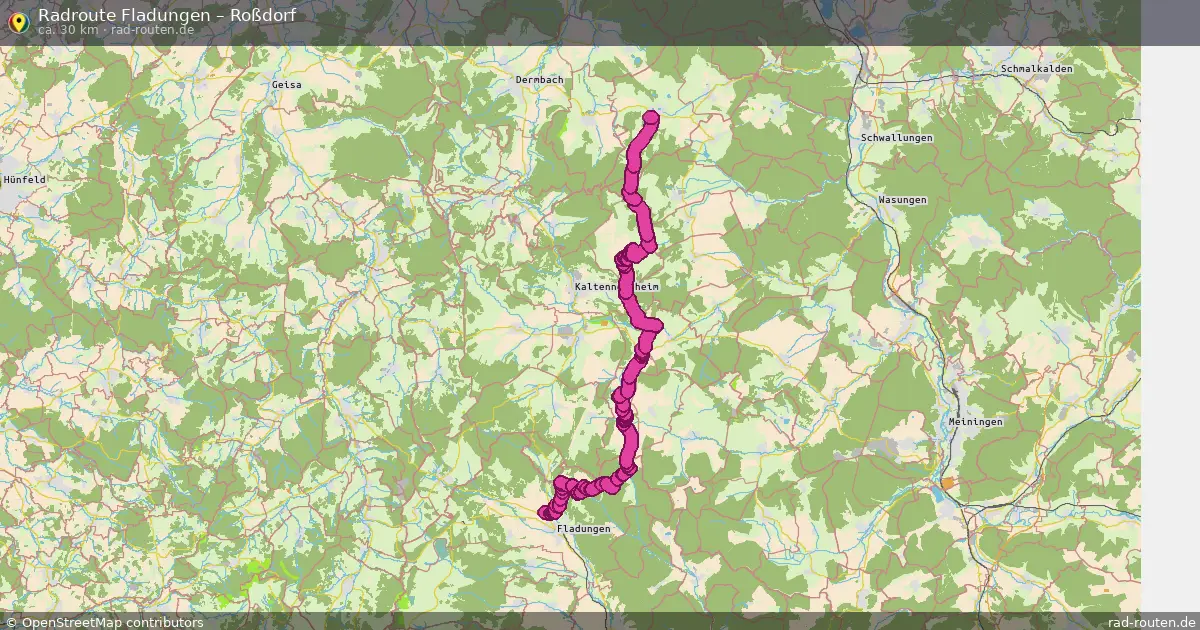 Radtour Fladungen – Roßdorf