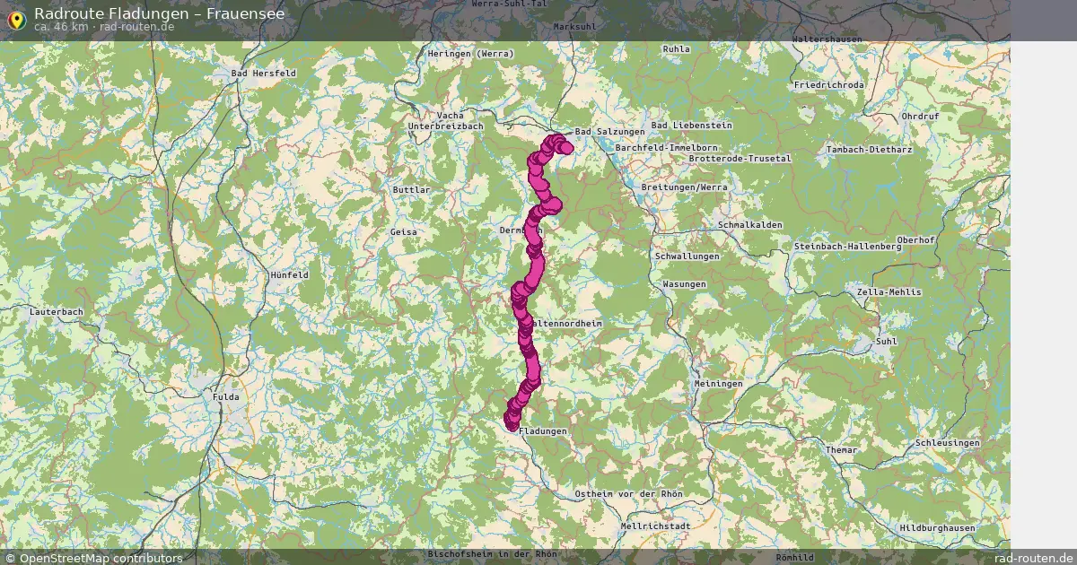 Radtour Fladungen – Frauensee