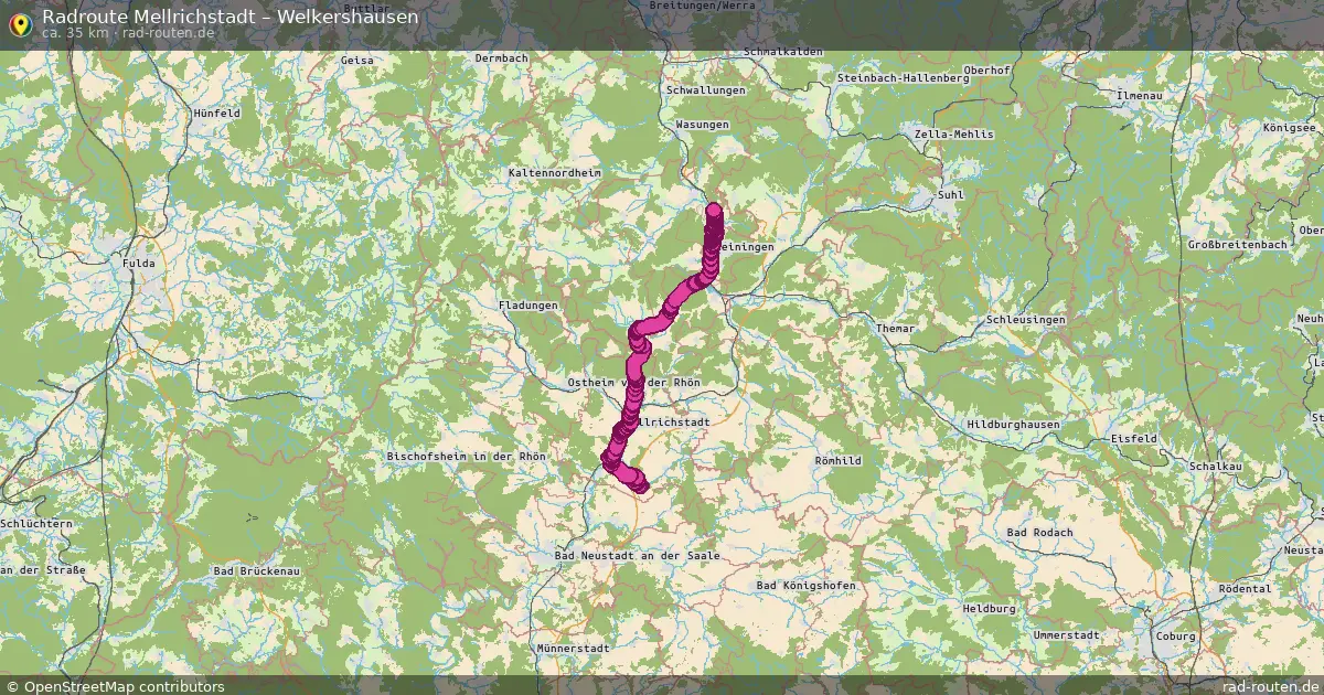 Radtour Mellrichstadt – Welkershausen