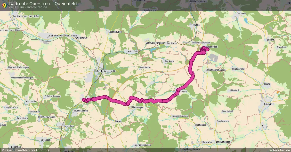 Radtour Oberstreu – Queienfeld