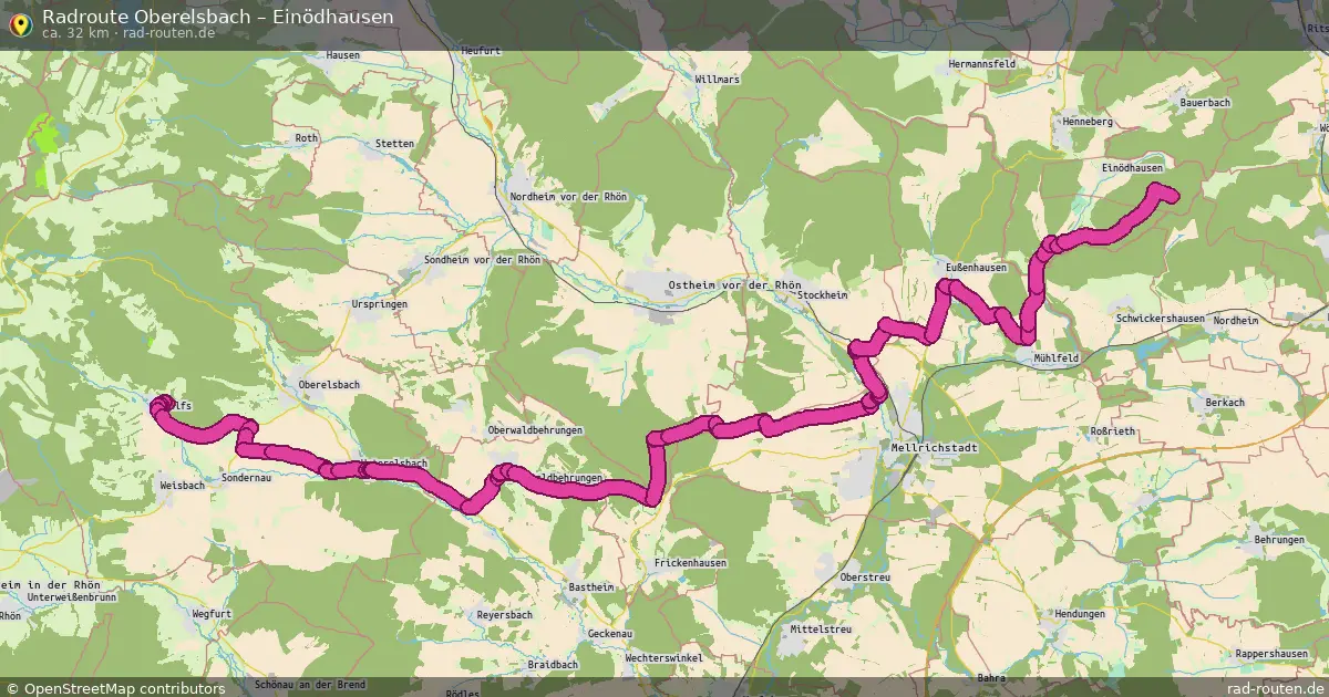 Radtour Oberelsbach – Einödhausen
