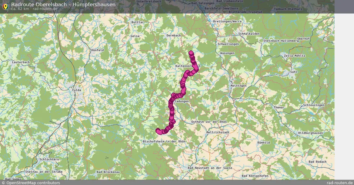 Radtour Oberelsbach – Hümpfershausen