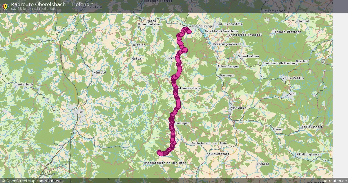 Radtour Oberelsbach – Tiefenort