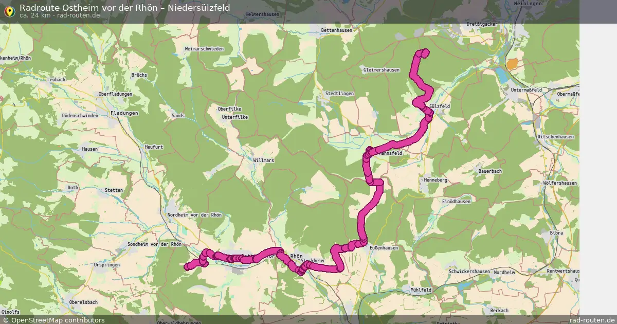 Radtour Ostheim Vor Der Rhön – Niedersülzfeld