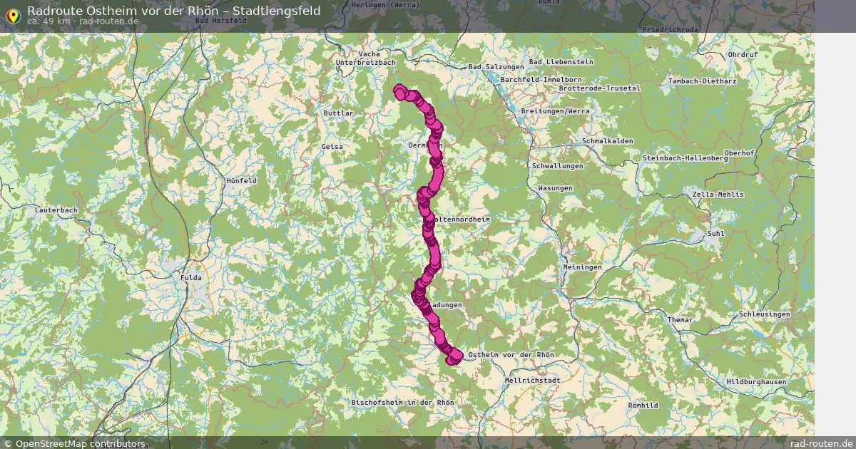 Radtour Ostheim Vor Der Rhön – Stadtlengsfeld