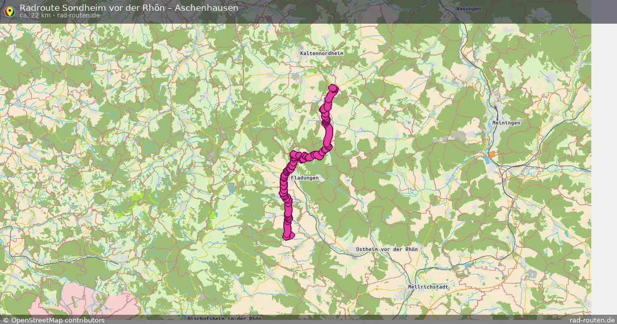 Fahrradroute Sondheim Vor Der Rhön – Aschenhausen