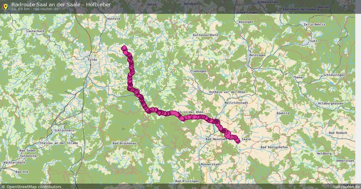 Radtour Saal An Der Saale – Hofbieber