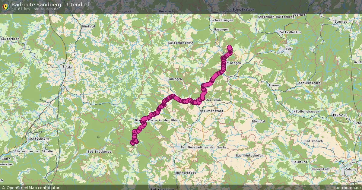 Radtour Sandberg – Utendorf
