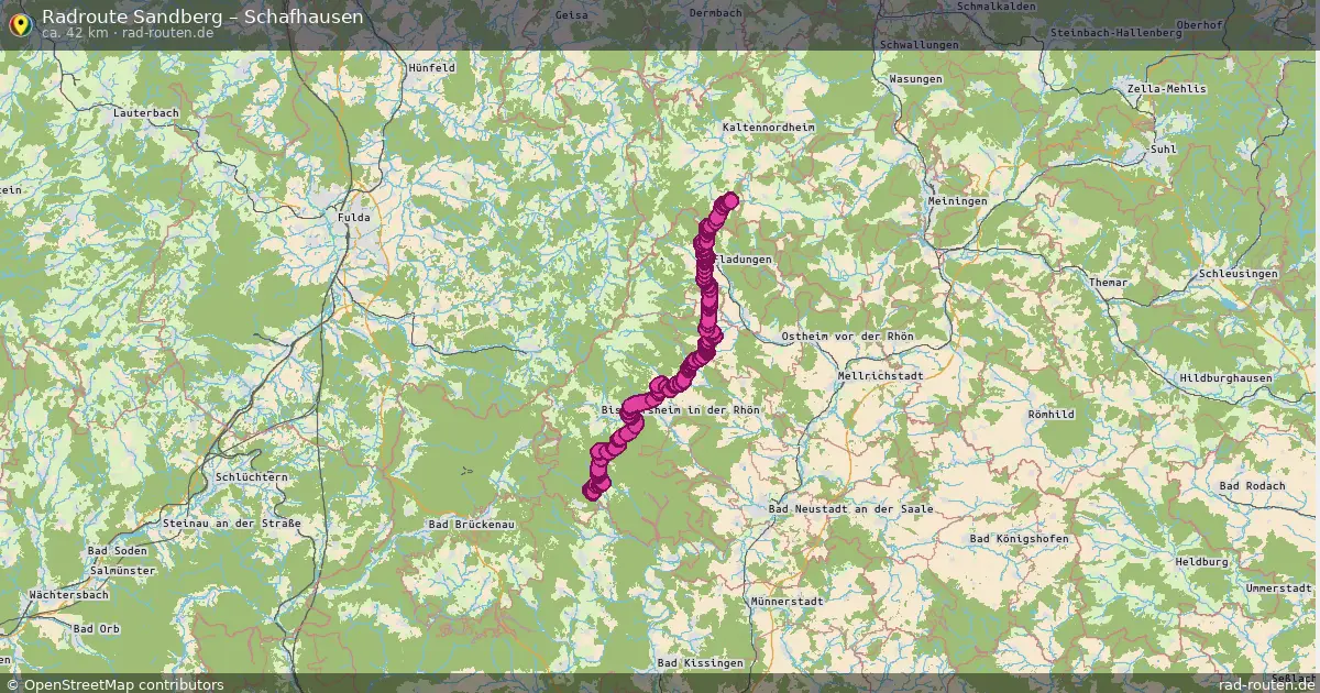 Radtour Sandberg – Schafhausen