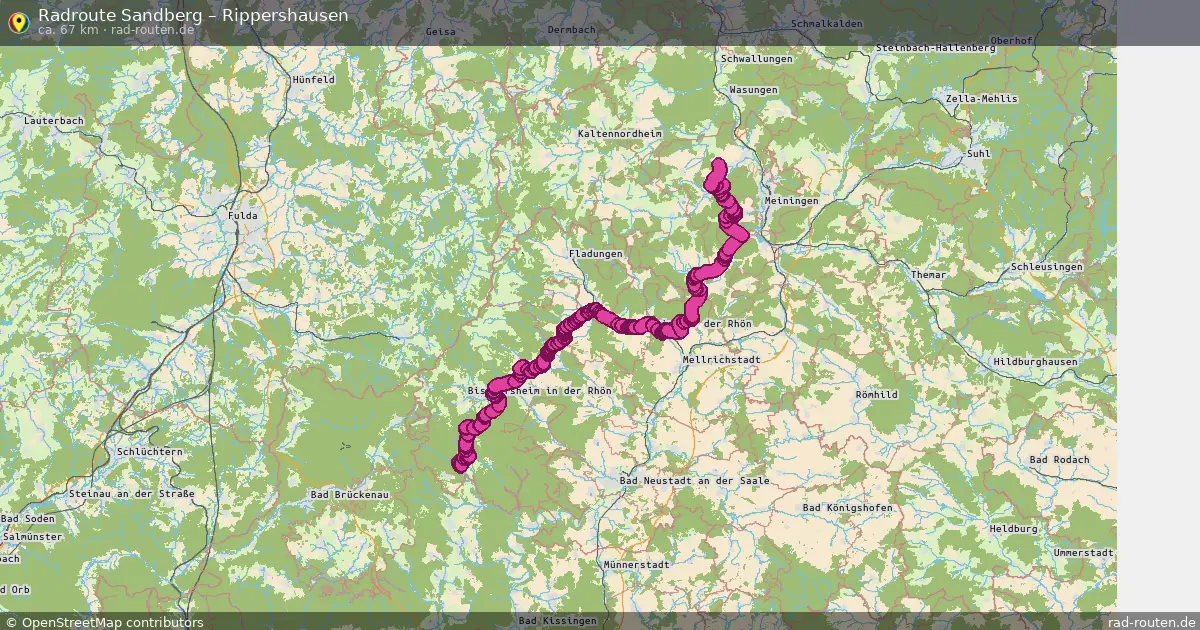 Radtour Sandberg – Rippershausen