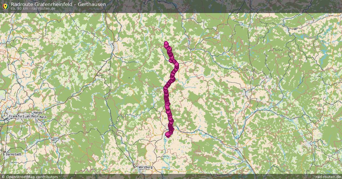 Fahrradroute Grafenrheinfeld – Gerthausen
