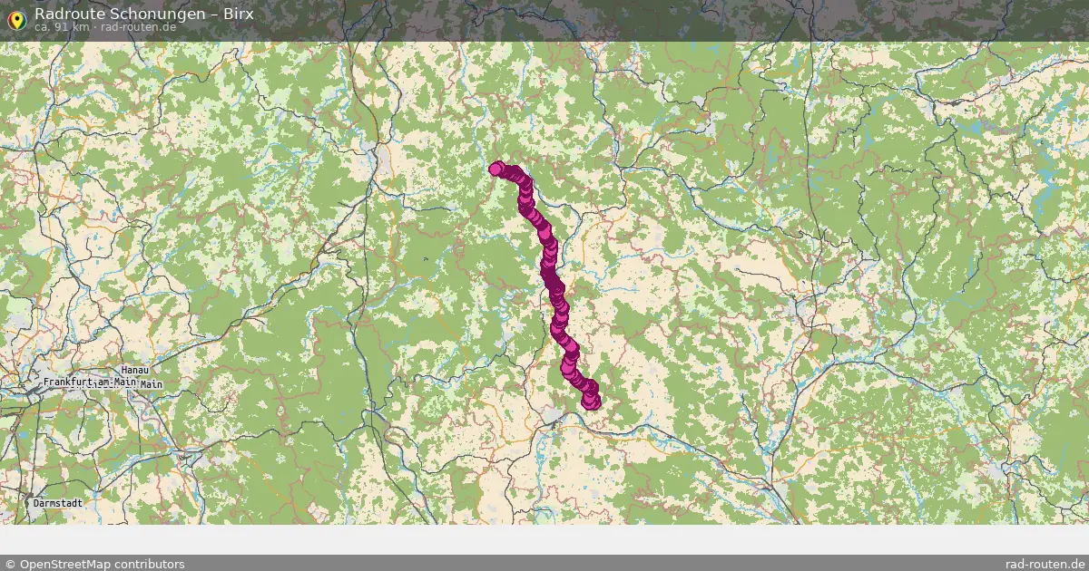 Radtour Schonungen – Birx