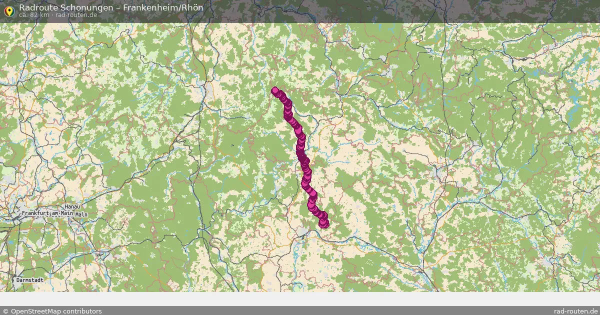Radtour Schonungen – Frankenheim Rhön