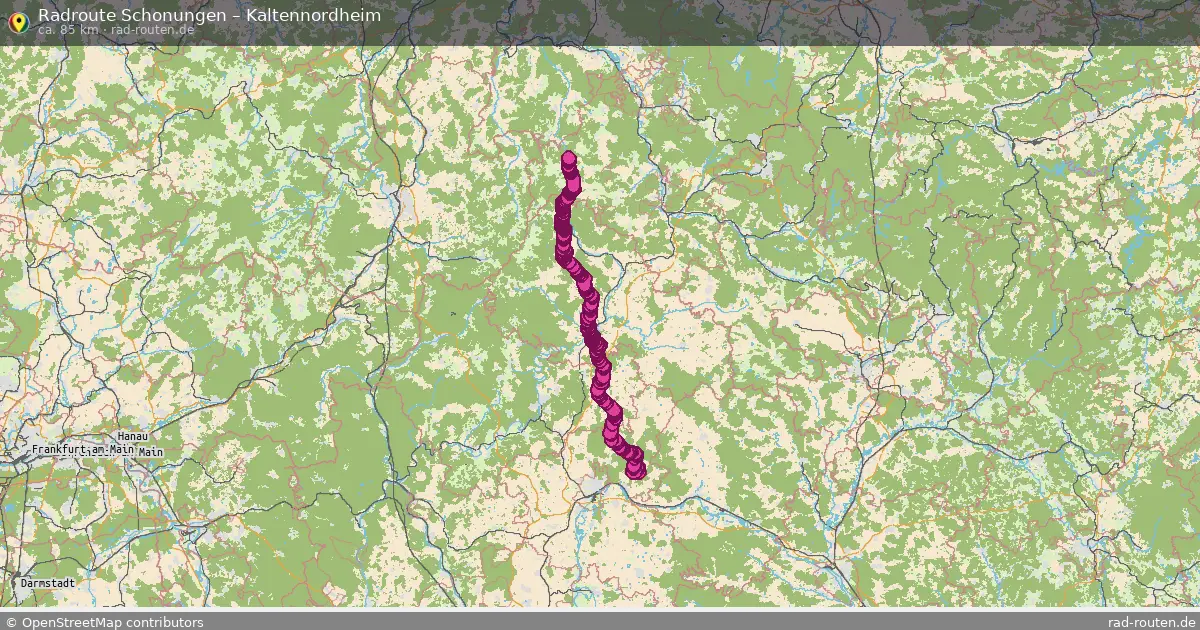 Radtour Schonungen – Kaltennordheim