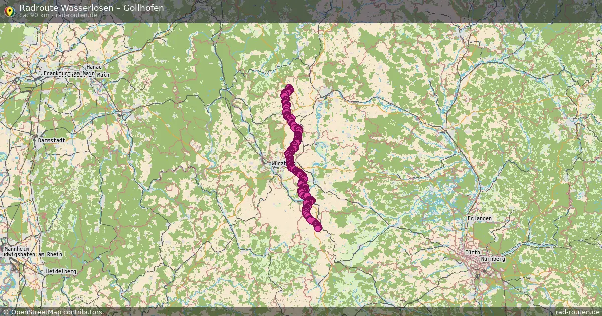 Radtour Wasserlosen – Gollhofen