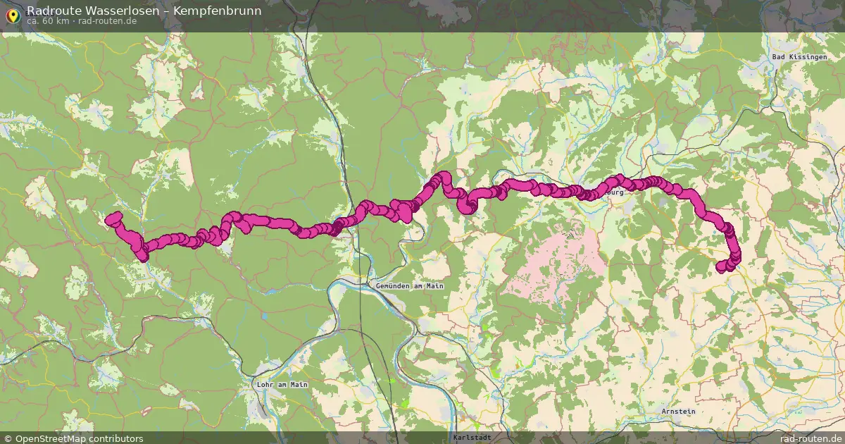 Radtour Wasserlosen – Kempfenbrunn