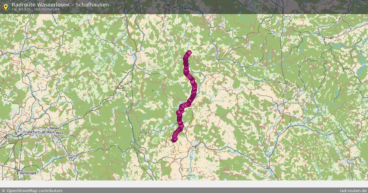 Radtour Wasserlosen – Schafhausen
