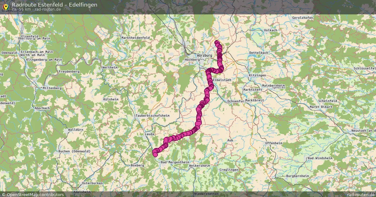 Radtour Estenfeld – Edelfingen