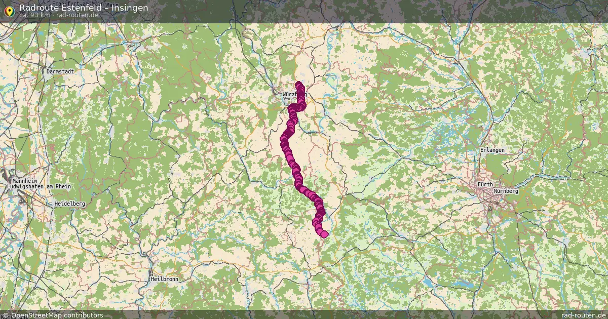 Radtour Estenfeld – Insingen