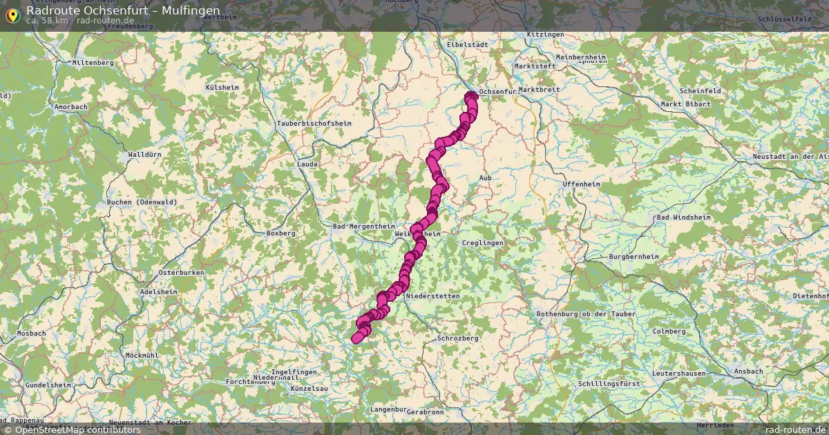 Radtour Ochsenfurt – Mulfingen