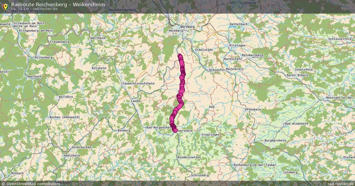 Radtour Reichenberg – Weikersheim