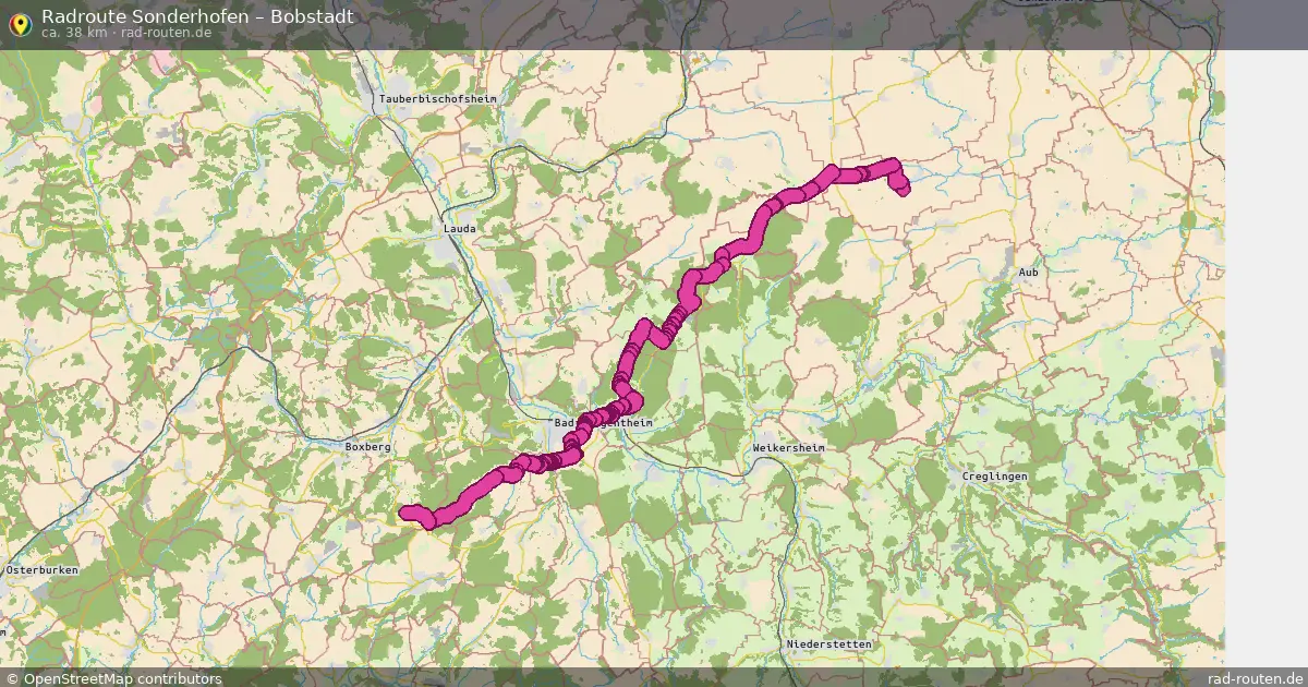 Radtour Sonderhofen – Bobstadt