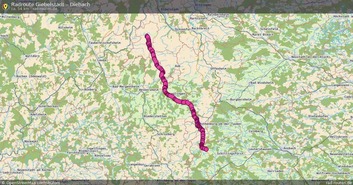 Radtour Giebelstadt – Diebach