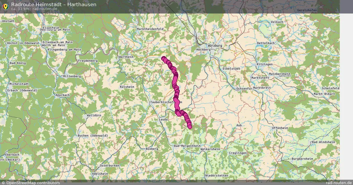 Radtour Helmstadt – Harthausen