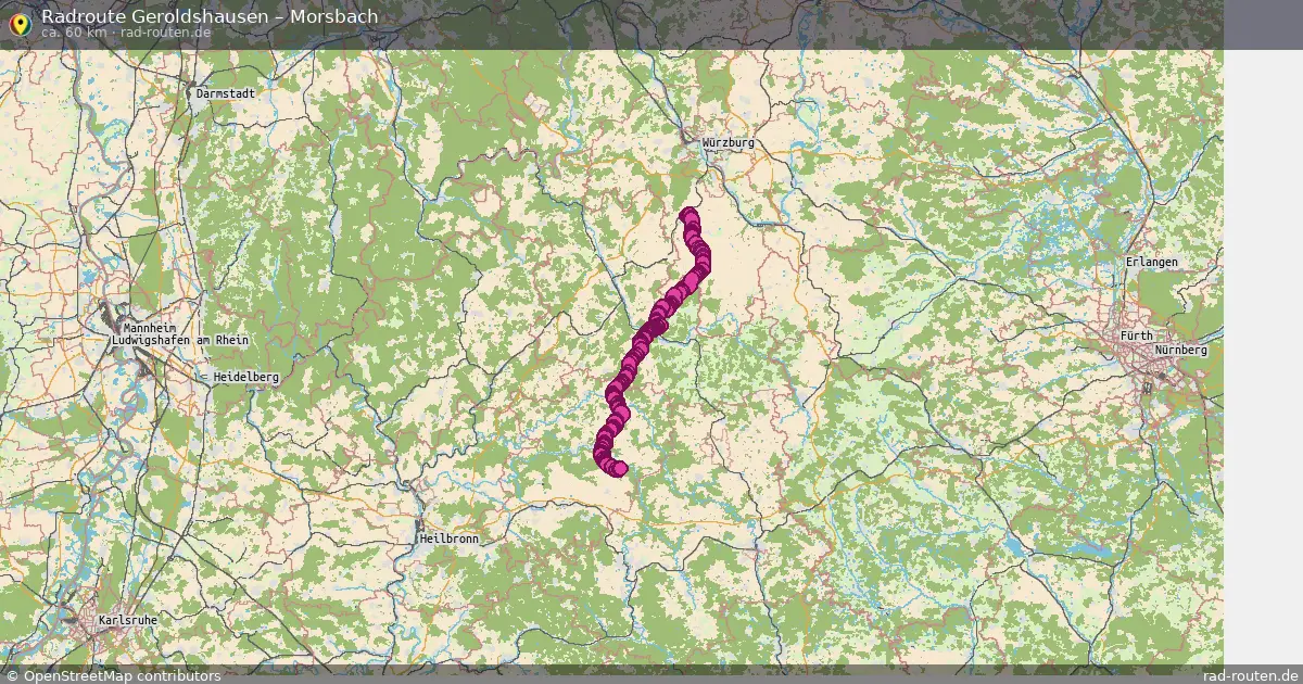 Radtour Geroldshausen – Morsbach