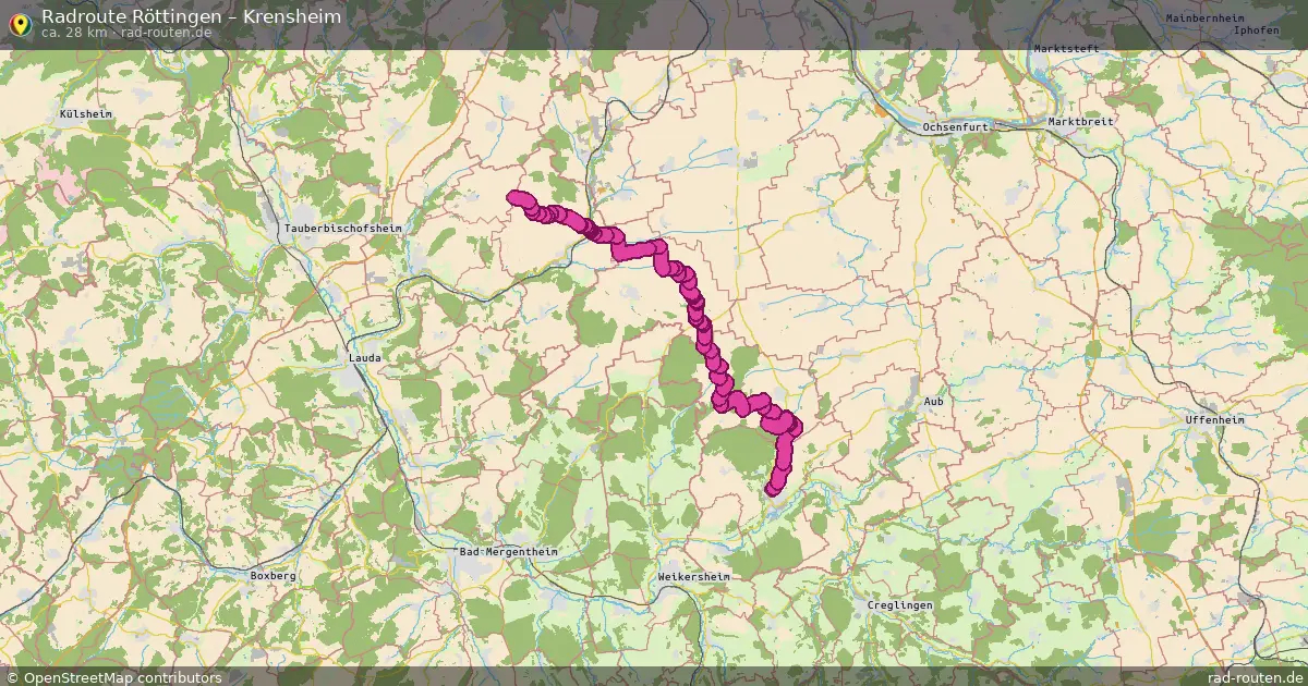 Radtour Röttingen – Krensheim