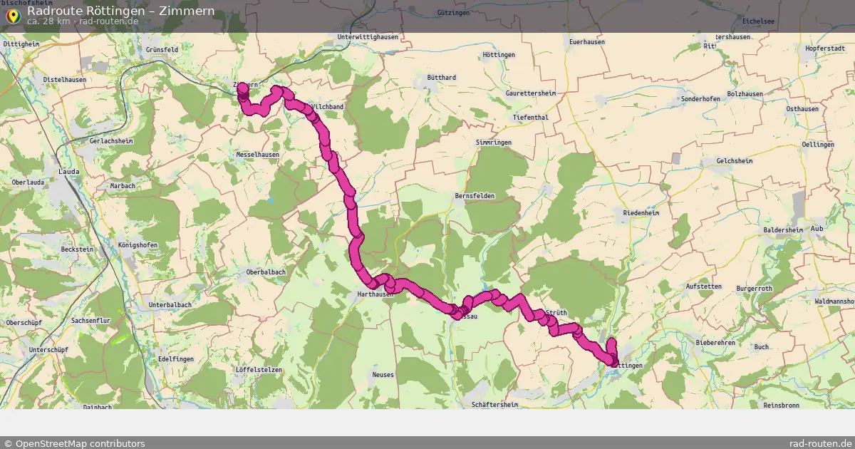Radtour Röttingen – Zimmern