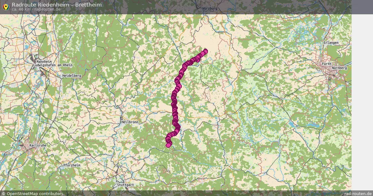 Radtour Riedenheim – Brettheim