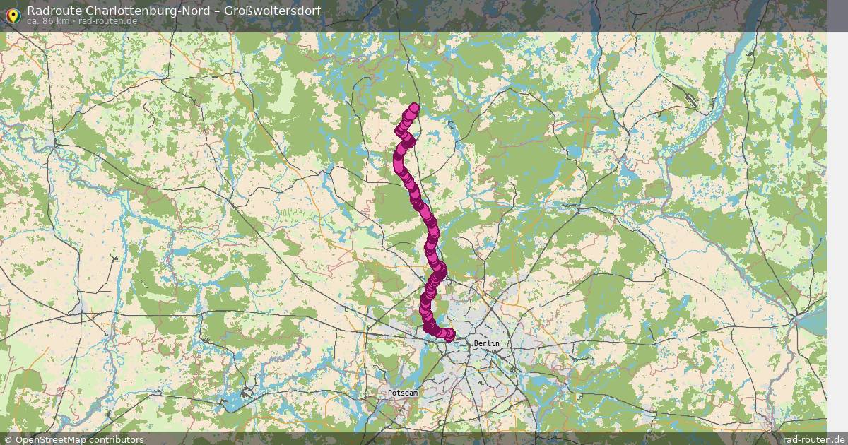 Radtour Charlottenburg-Nord – Großwoltersdorf