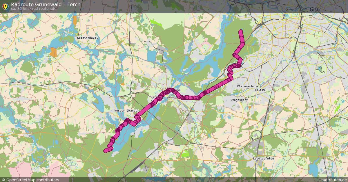 Radtour Grunewald – Ferch